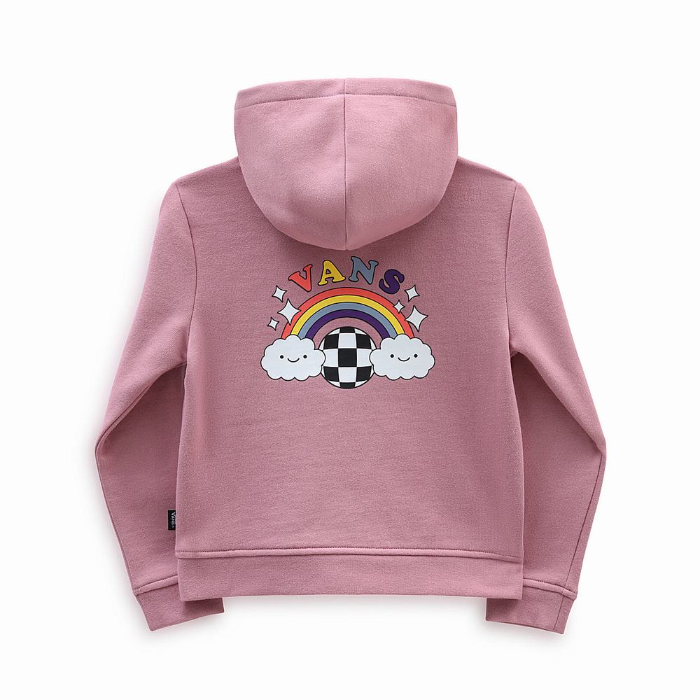 Sudadera Con Capucha Vans Happy Bow (2-8 years) Niños Rosas | SQU049718