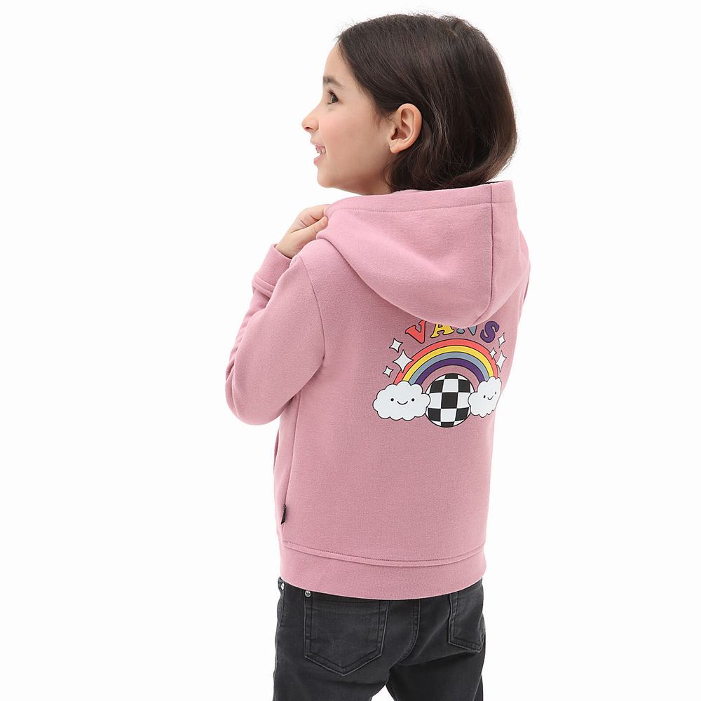 Sudadera Con Capucha Vans Happy Bow (2-8 years) Niños Rosas | SQU049718