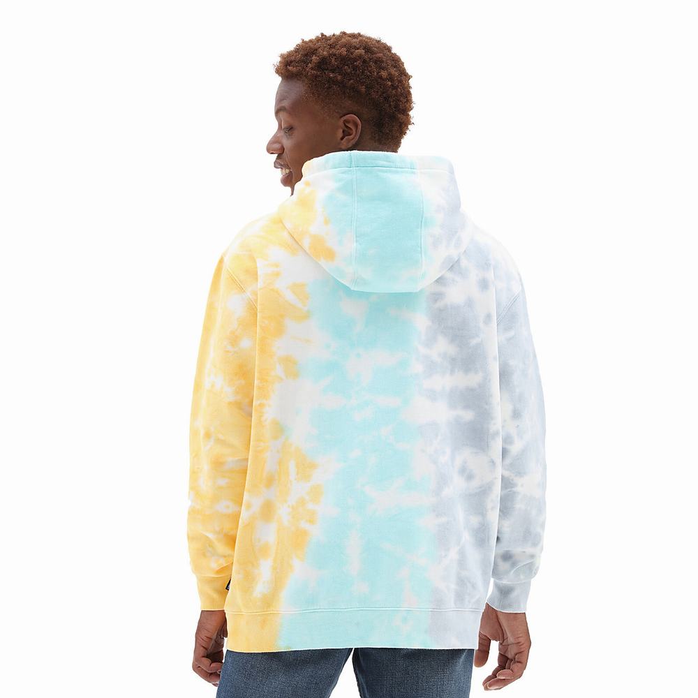 Sudadera Con Capucha Vans Happy Thoughts Tie Dye Hombre Multicolor | FKY078463