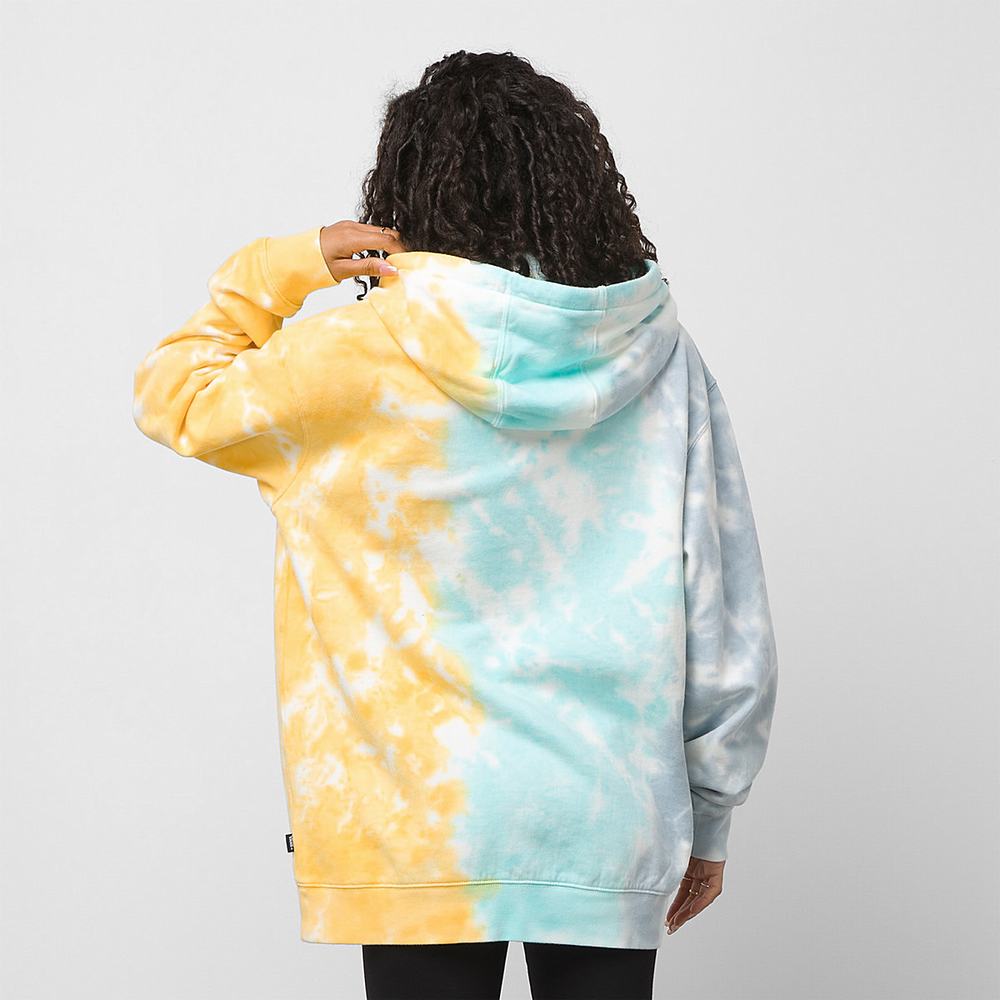 Sudadera Con Capucha Vans Happy Thoughts Tie Dye Hombre Multicolor | FKY078463