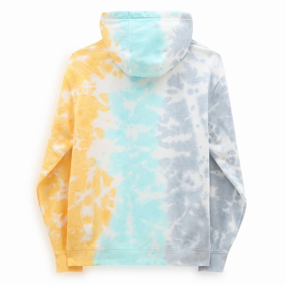 Sudadera Con Capucha Vans Happy Thoughts Tie Dye Hombre Multicolor | FKY078463