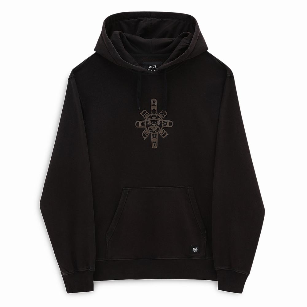 Sudadera Con Capucha Vans James Johnson Fleece Hombre Negras | ICD703982