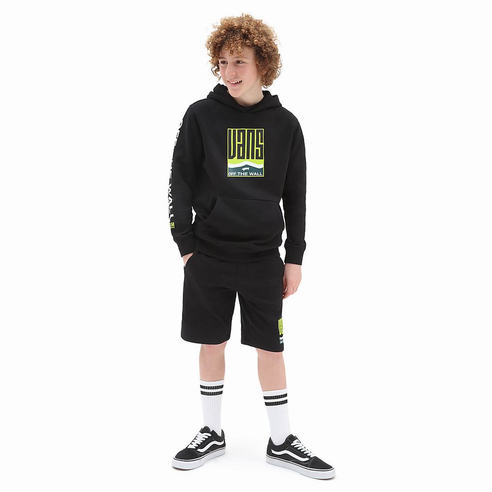 Sudadera Con Capucha Vans Maze (8-14 years) Niños Negras | MAC654971