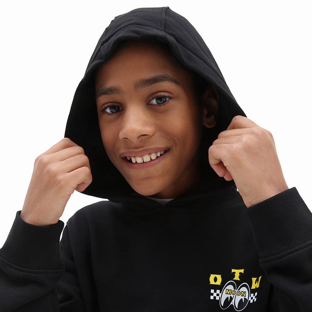 Sudadera Con Capucha Vans Mooneyes (8-14 years) Niños Negras | HEC931650