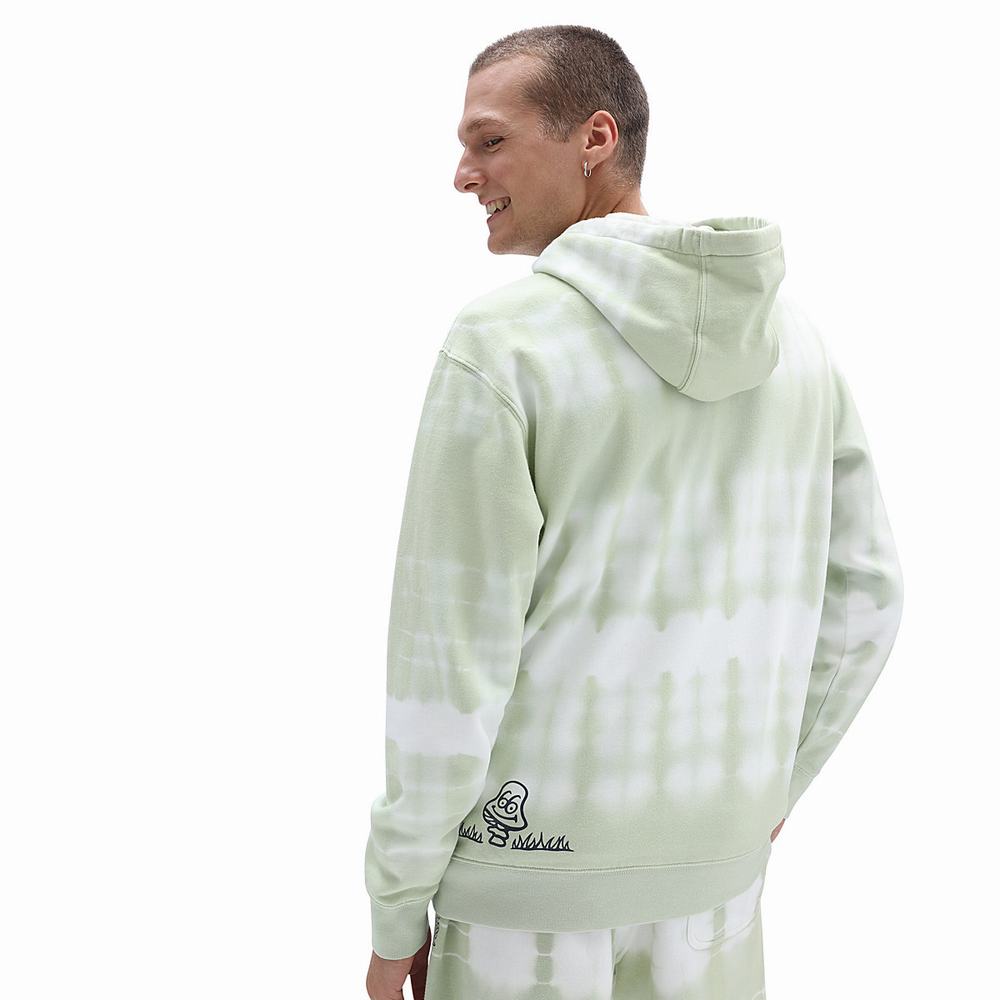 Sudadera Con Capucha Vans Peace Of Mind Hombre Verde | ZGW053429