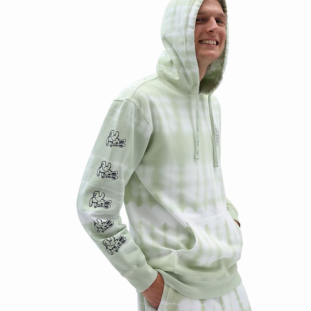 Sudadera Con Capucha Vans Peace Of Mind Hombre Verde | ZGW053429