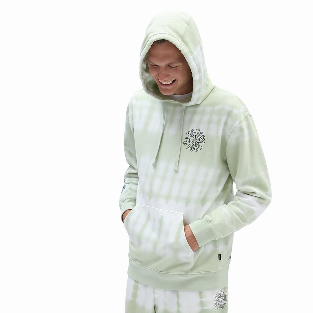 Sudadera Con Capucha Vans Peace Of Mind Hombre Verde | ZGW053429