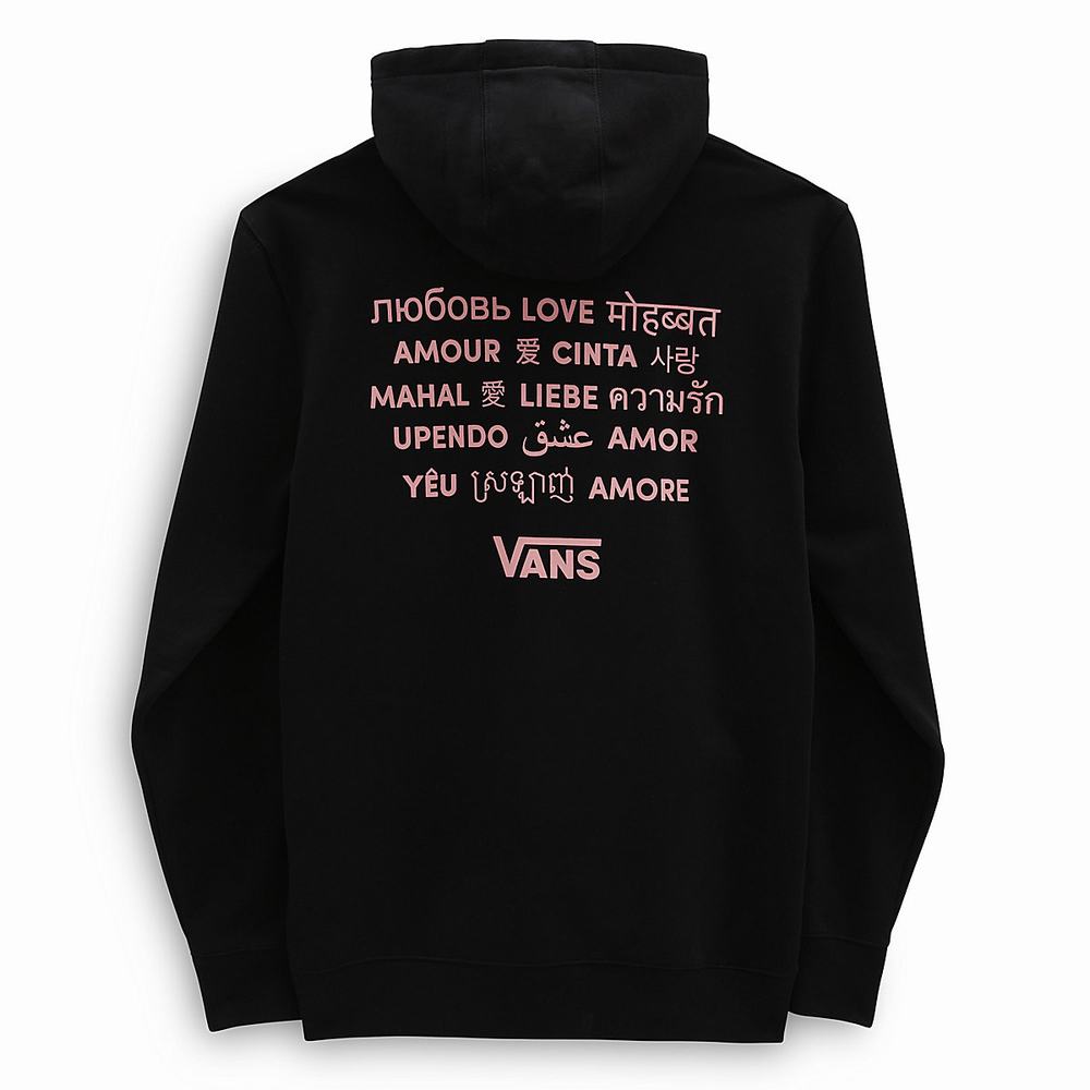 Sudadera Con Capucha Vans Pride Hombre Negras | ZBR120389