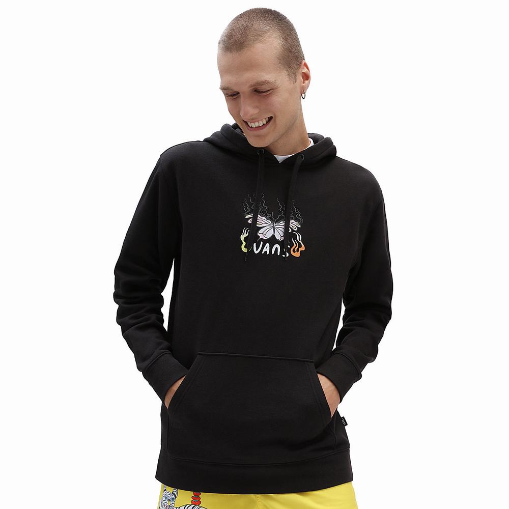 Sudadera Con Capucha Vans Pride OTW Gallery Hombre Negras | SOC213579