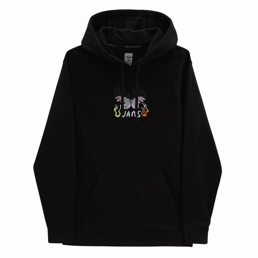 Sudadera Con Capucha Vans Pride OTW Gallery Hombre Negras | SOC213579