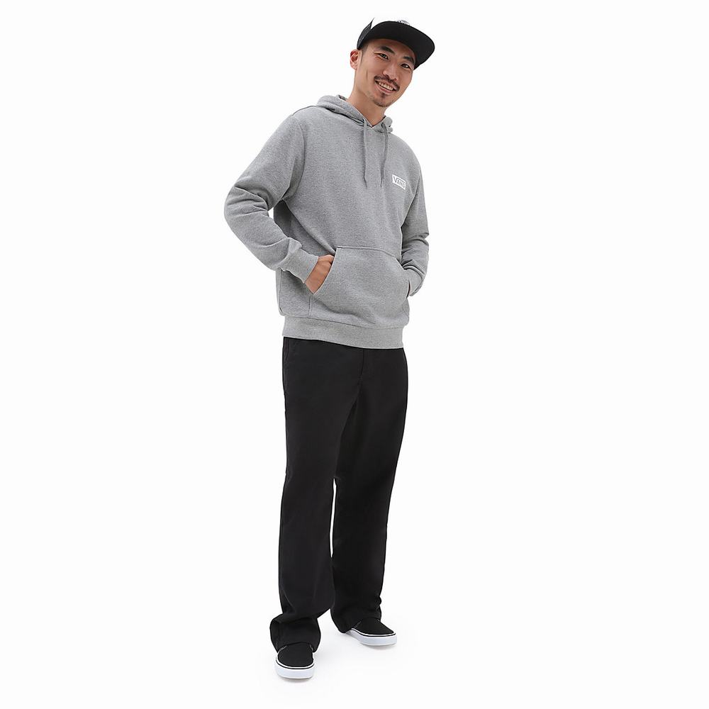 Sudadera Con Capucha Vans Relaxed Fit Hombre Gris | TXI824136