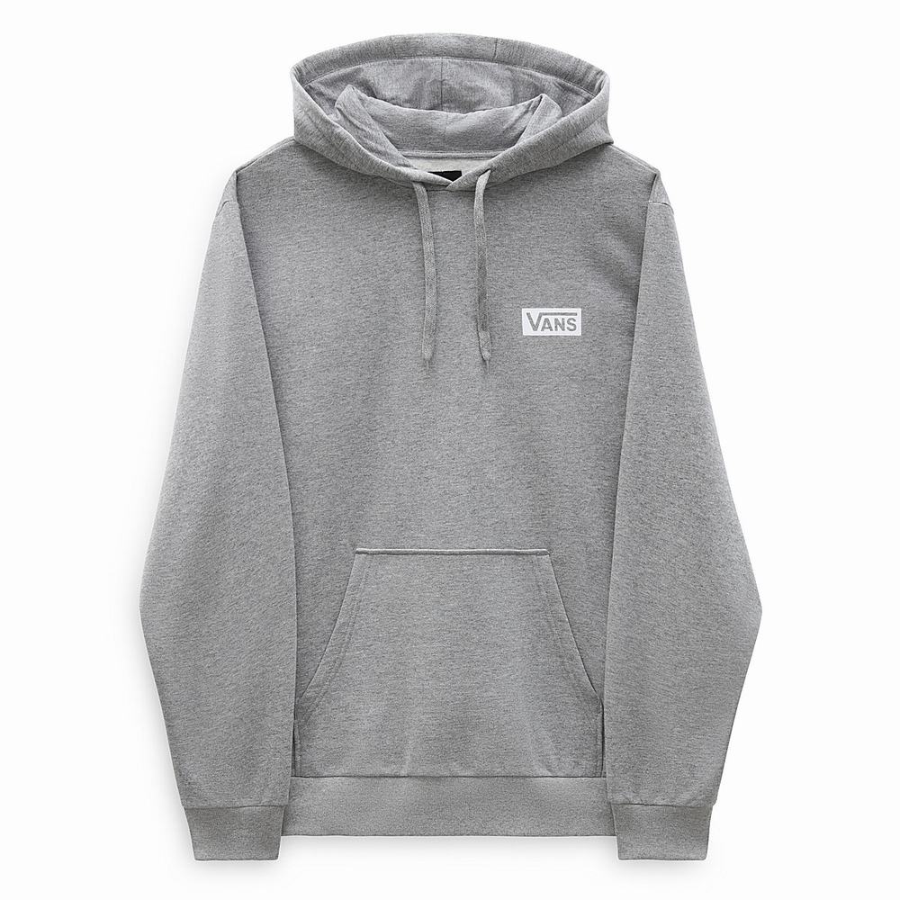 Sudadera Con Capucha Vans Relaxed Fit Hombre Gris | TXI824136