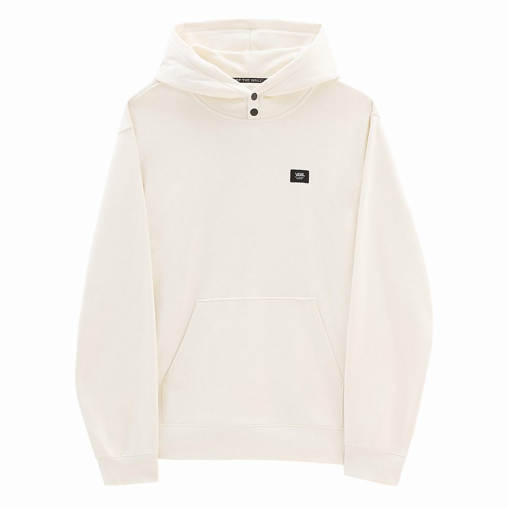 Sudadera Con Capucha Vans Snap Hood Hombre Blancas | ODV167209