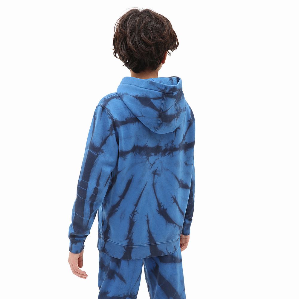 Sudadera Con Capucha Vans Tie Dye (8-14 years) Niños Azules | LBK743805