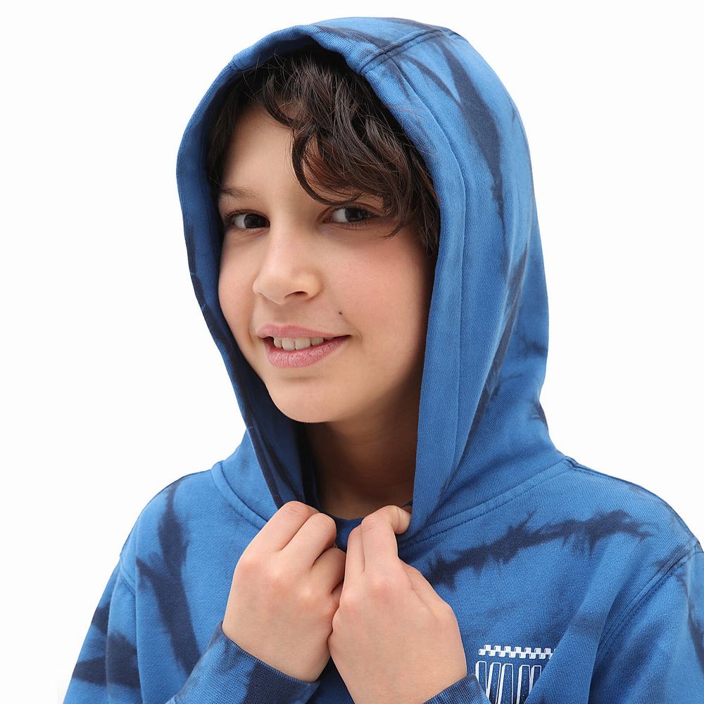 Sudadera Con Capucha Vans Tie Dye (8-14 years) Niños Azules | LBK743805