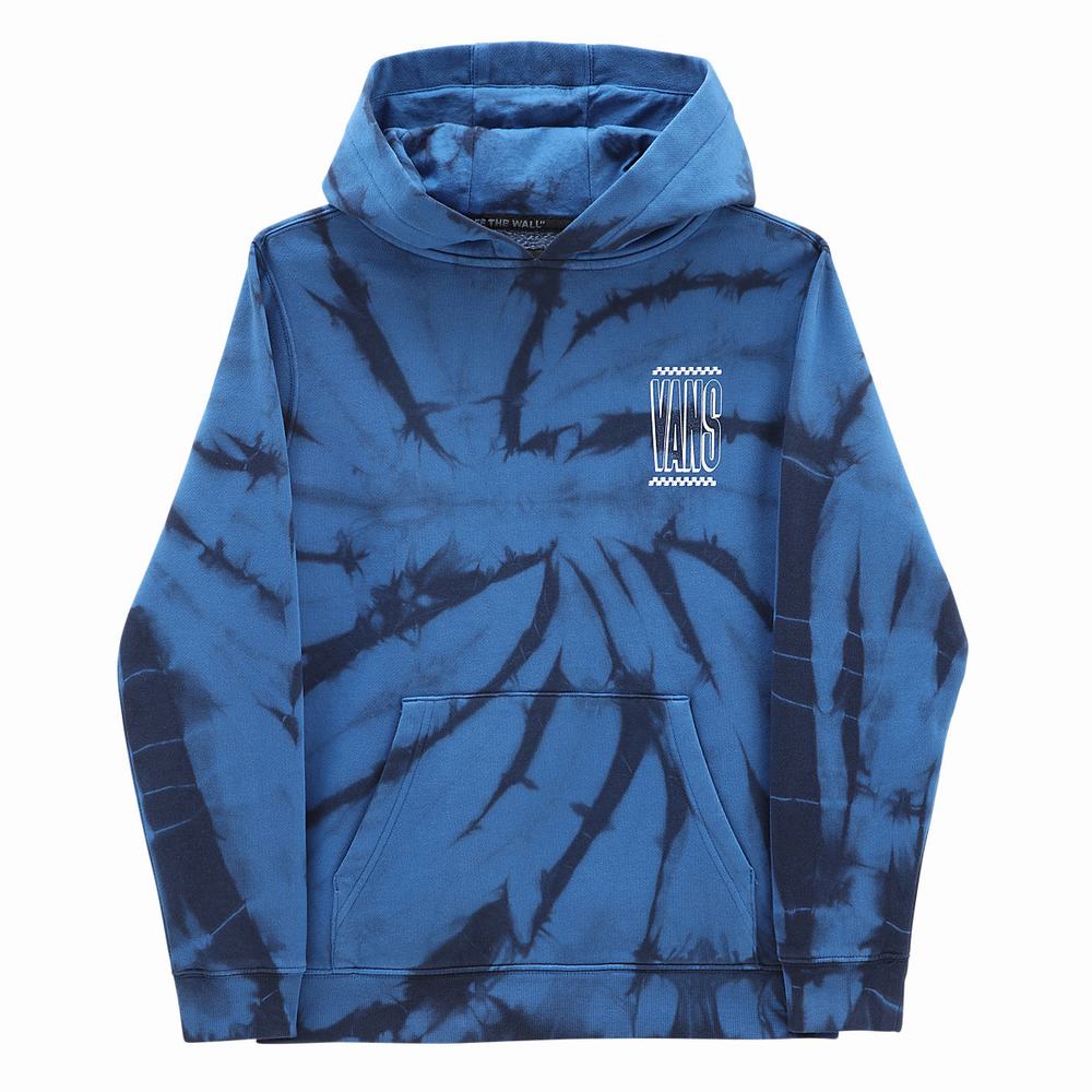 Sudadera Con Capucha Vans Tie Dye (8-14 years) Niños Azules | LBK743805