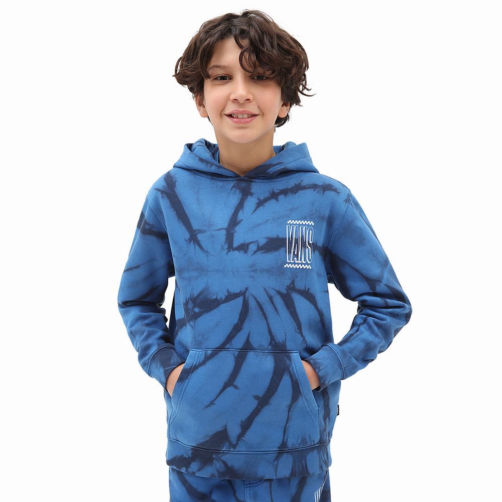 Sudadera Con Capucha Vans Tie Dye (8-14 years) Niños Azules | LBK743805