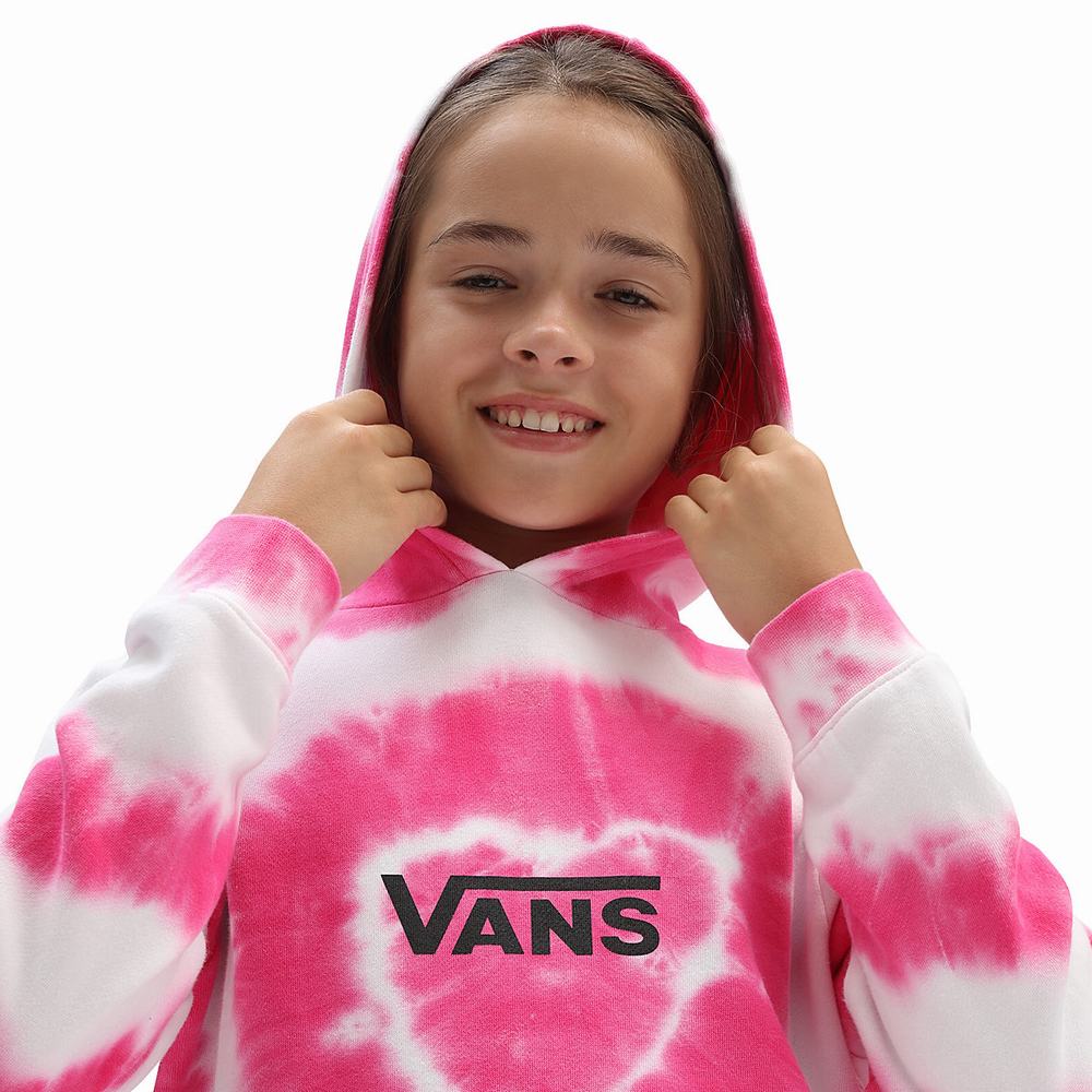 Sudadera Con Capucha Vans Tie Dye Heart (8-14 years) Niños Rosas | YJM234908