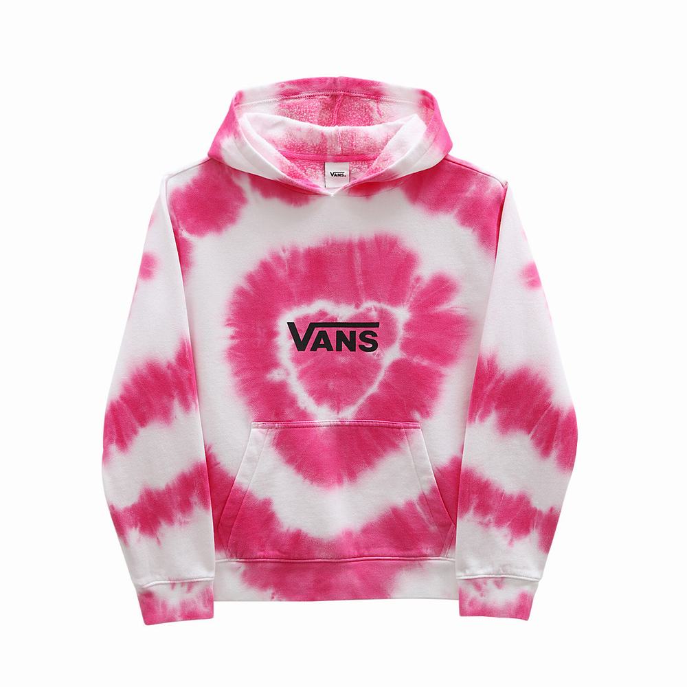 Sudadera Con Capucha Vans Tie Dye Heart (8-14 years) Niños Rosas | YJM234908