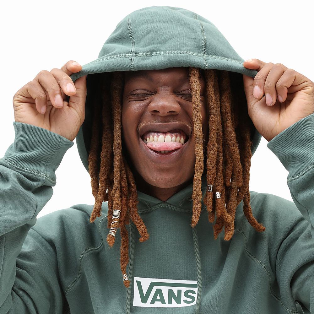 Sudadera Con Capucha Vans Versa Standard Hombre Verde | BXP520137