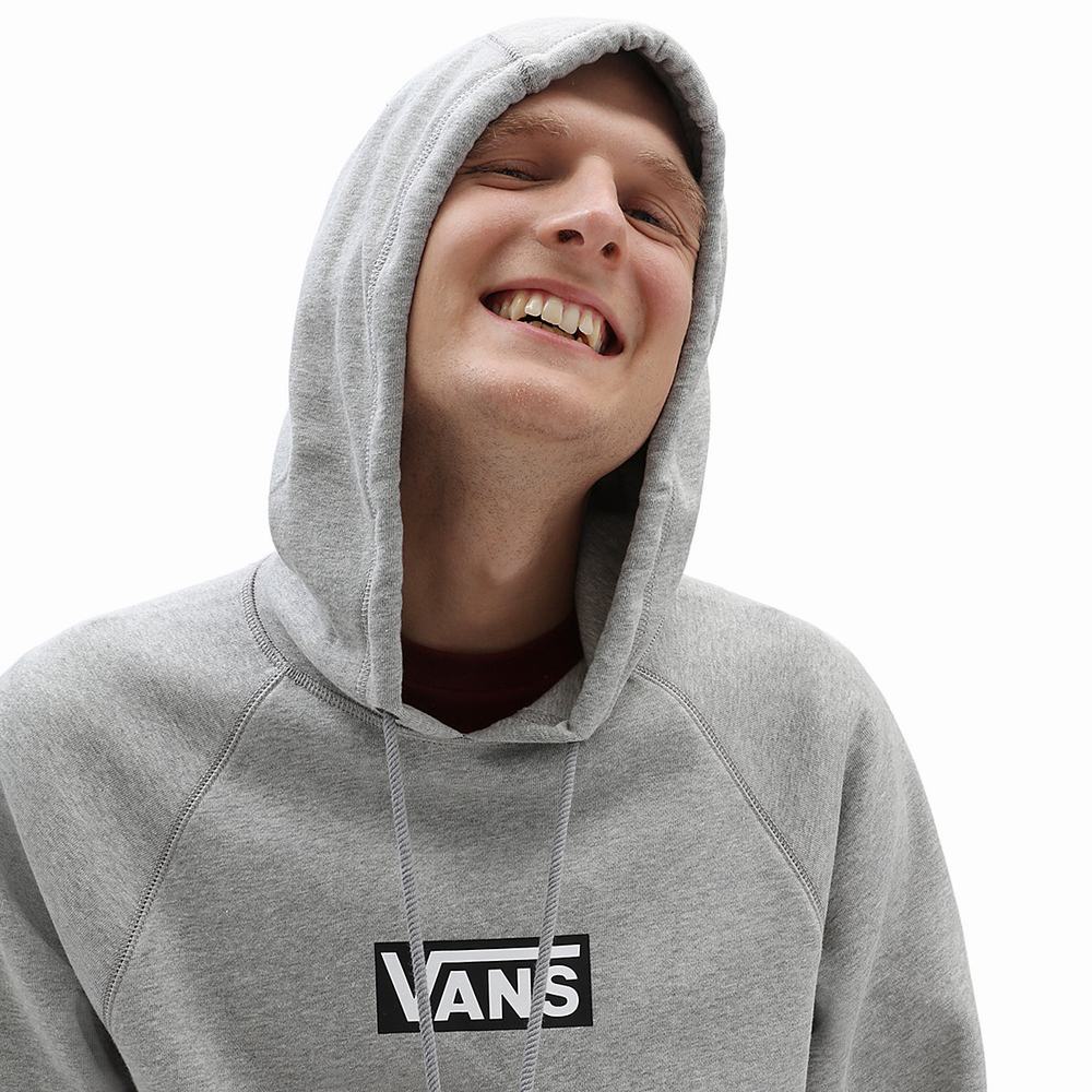 Sudadera Con Capucha Vans Versa Standard Hombre Gris | KDT045261