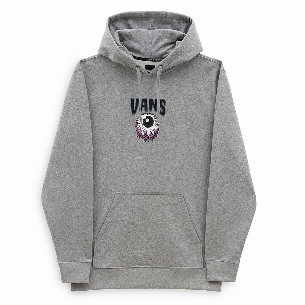 Sudadera Con Capucha Vans Vigilant Eye Hombre Gris | UAS865340