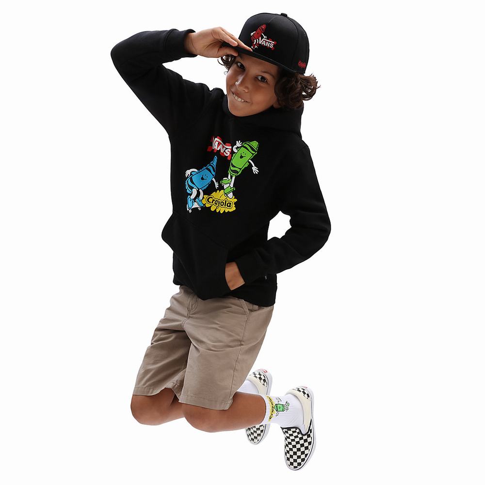 Sudadera Con Capucha Vans X Crayola (8-14 years) Niños Negras | RFW571694