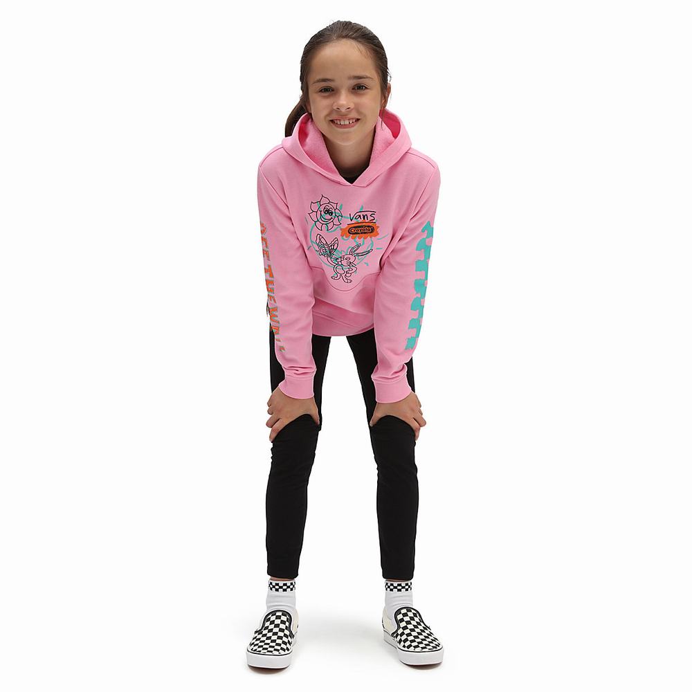 Sudadera Con Capucha Vans X Crayola (8-14 years) Niños Rosas | WXL864297