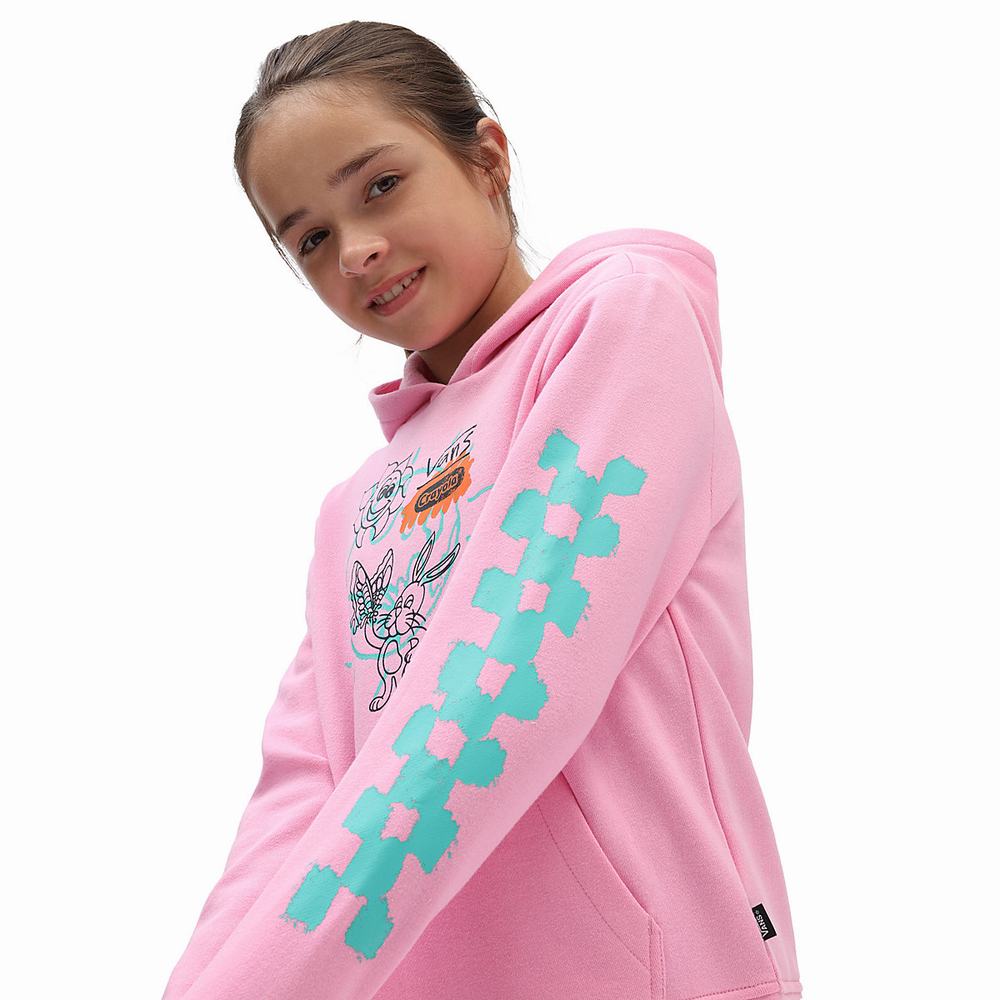 Sudadera Con Capucha Vans X Crayola (8-14 years) Niños Rosas | WXL864297