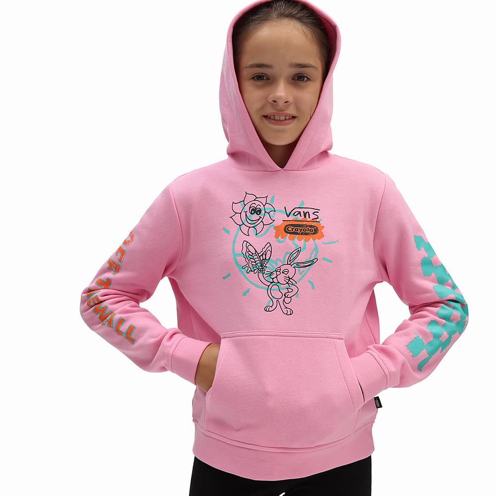 Sudadera Con Capucha Vans X Crayola (8-14 years) Niños Rosas | WXL864297