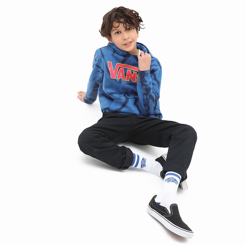 Sudadera Con Capucha Vans X Pretty Guardian Sailor Moon Fleece Tie Dye (8-14 years) Niños Azules | NJS761204