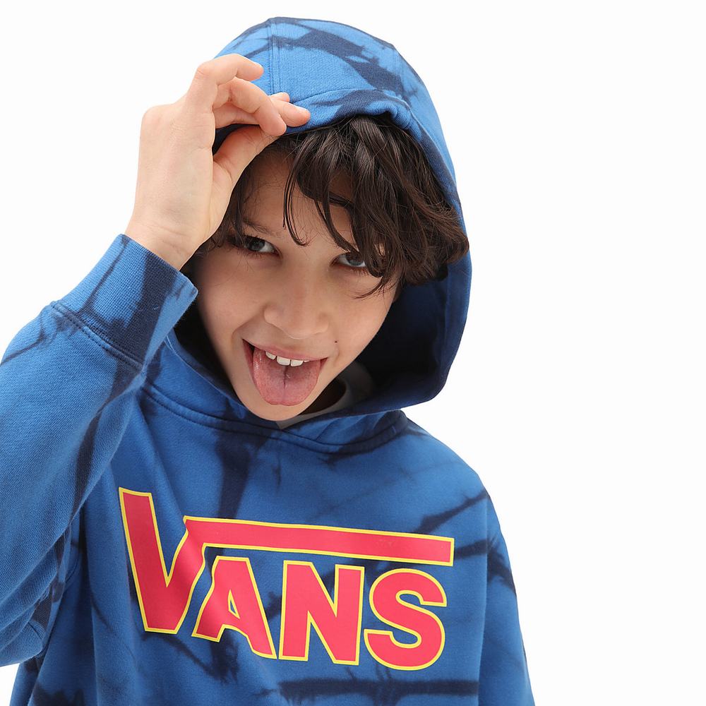 Sudadera Con Capucha Vans X Pretty Guardian Sailor Moon Fleece Tie Dye (8-14 years) Niños Azules | NJS761204