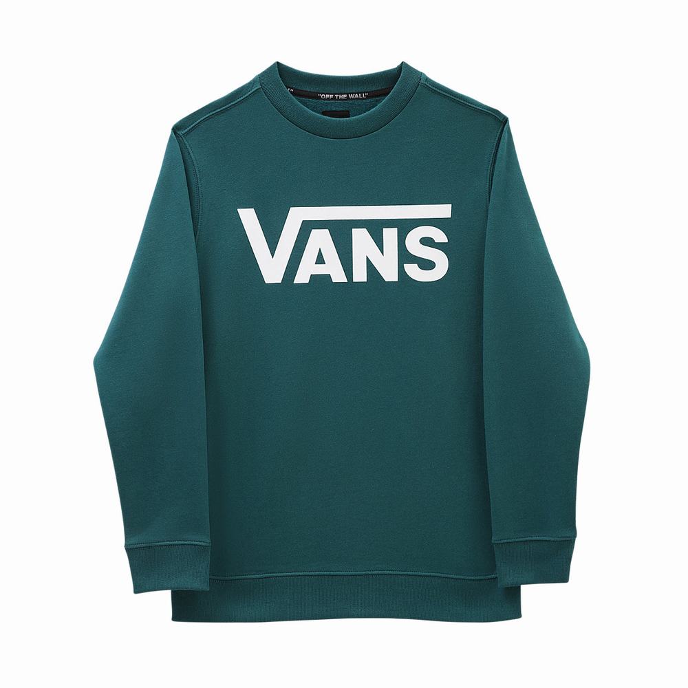 Sudaderas Vans Classic Crew (8-14 years) Niños Azules | UJK107826