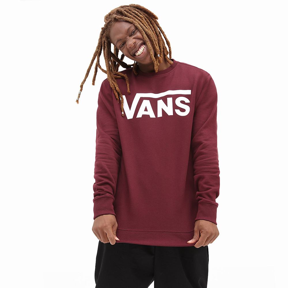 Sudaderas Vans Classic Crew II Hombre Rojas | NQI746852