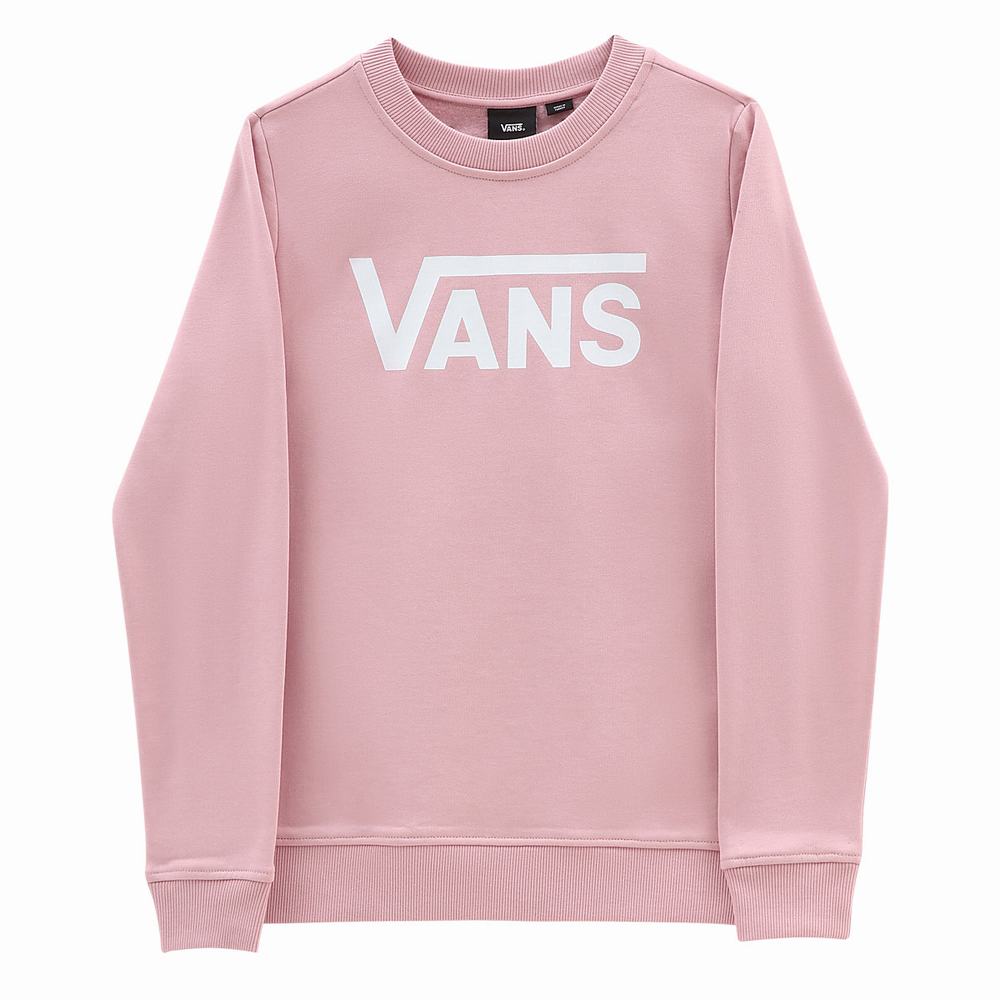 Sudaderas Vans Classic V Crew Mujer Rosas | AMN659304