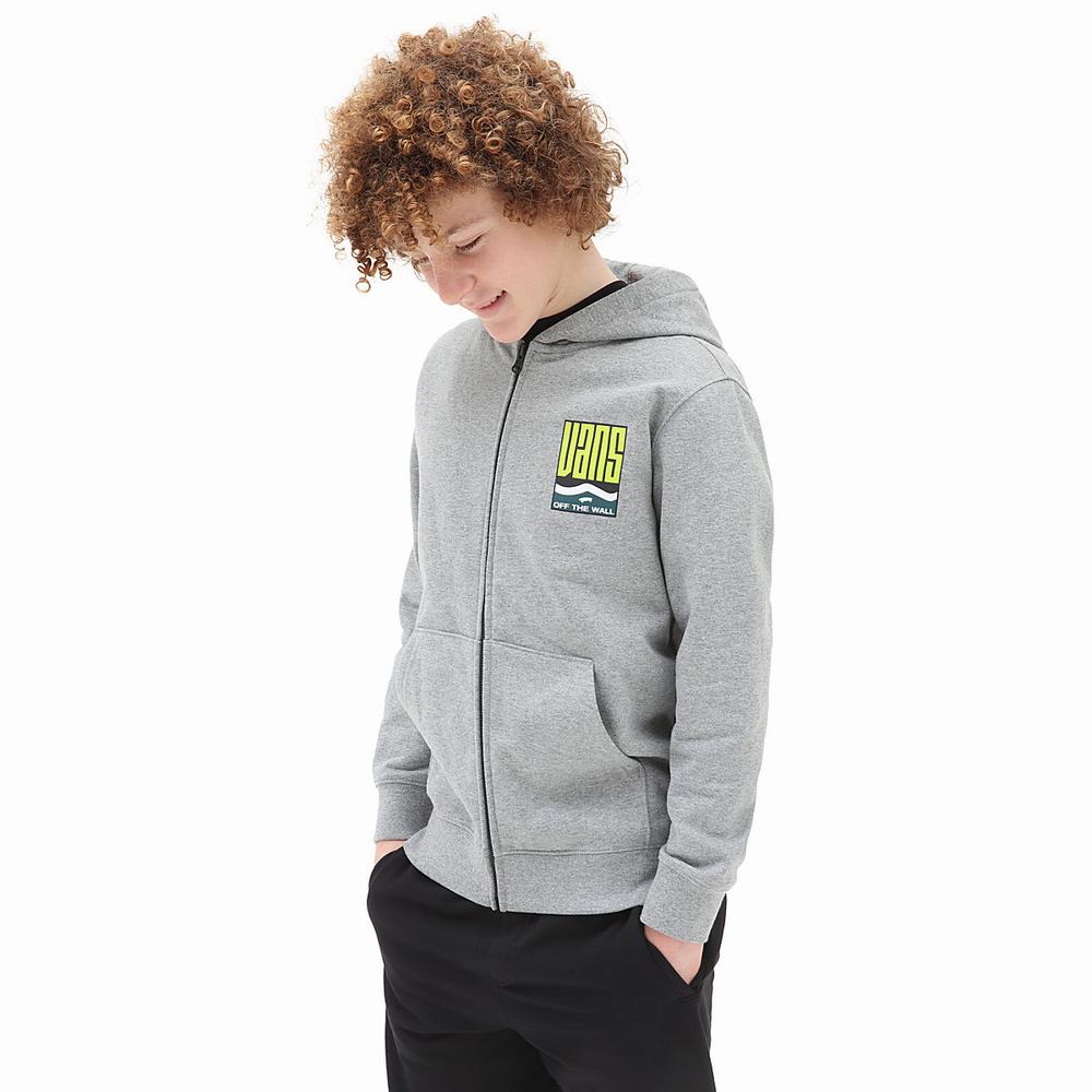 Sudaderas Vans Maze (8-14 years) Niños Gris | OLZ043598