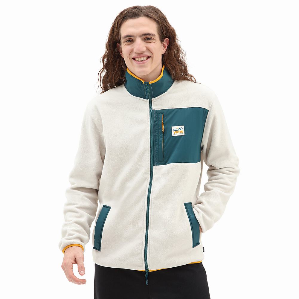 Sudaderas Vans Mt. Vans Full Zip Hombre Azules/Blancas | DYQ581792