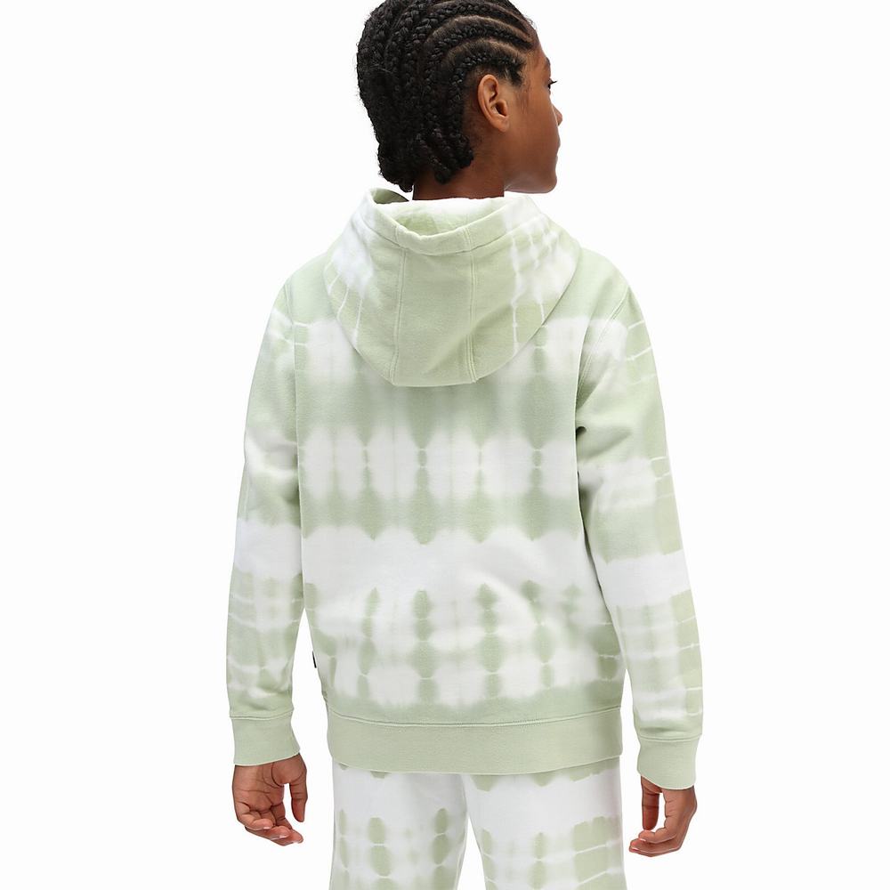 Sudaderas Vans PEACE OF MIND TIE DYE PO CELADON GREEN-TIE DYE Niños Verde | LJD518943