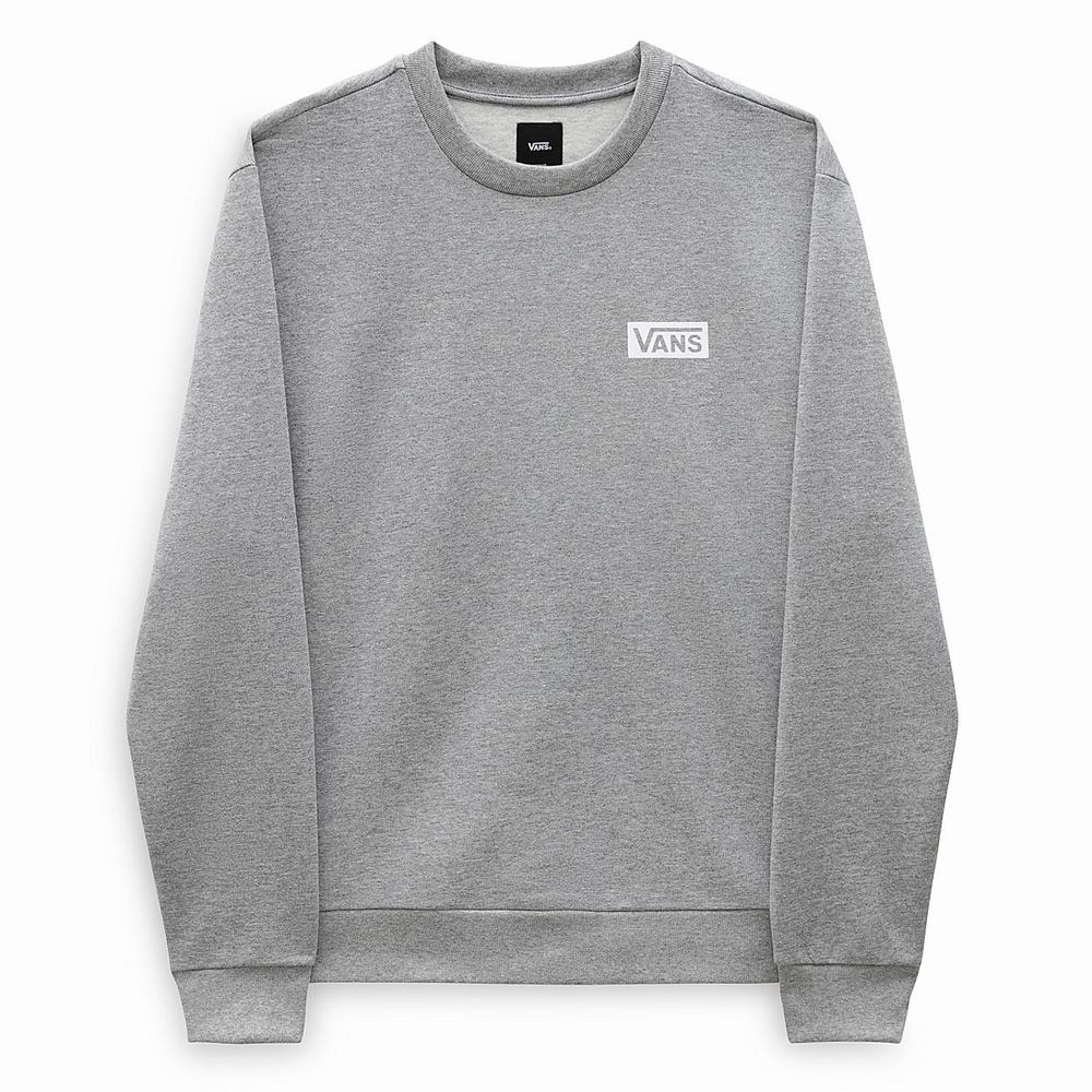 Sudaderas Vans Relaxed Fit Crew Hombre Gris | NMG374120