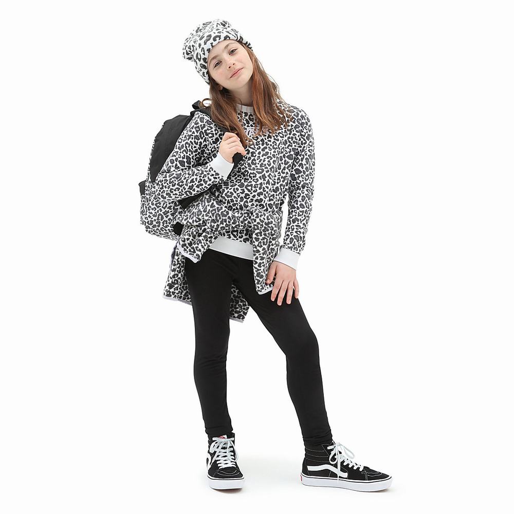 Sudaderas Vans Snow Leopard Crew (8-14 years) Niños Marrones | FCT492761