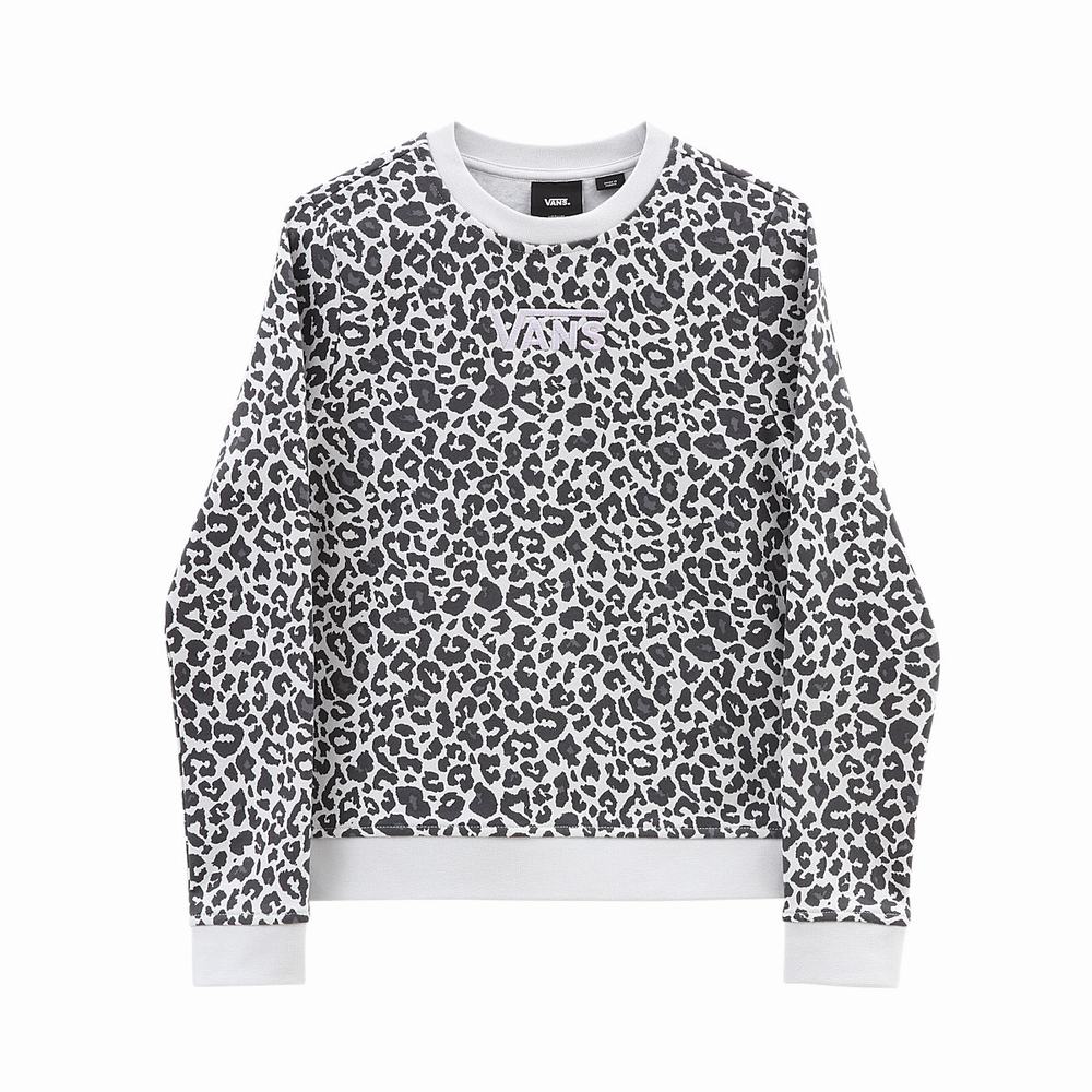 Sudaderas Vans Snow Leopard Crew (8-14 years) Niños Marrones | FCT492761