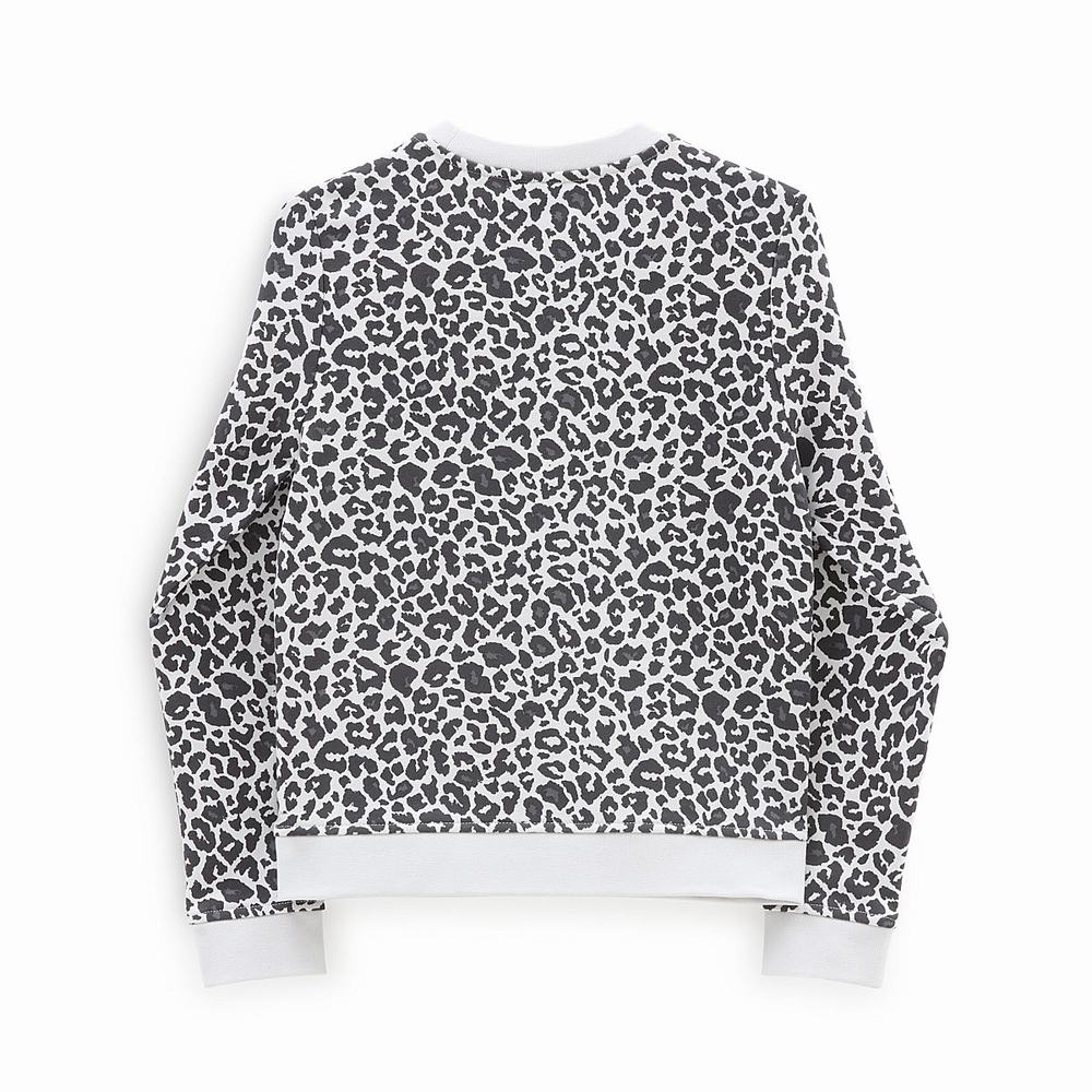 Sudaderas Vans Snow Leopard Crew (8-14 years) Niños Marrones | FCT492761