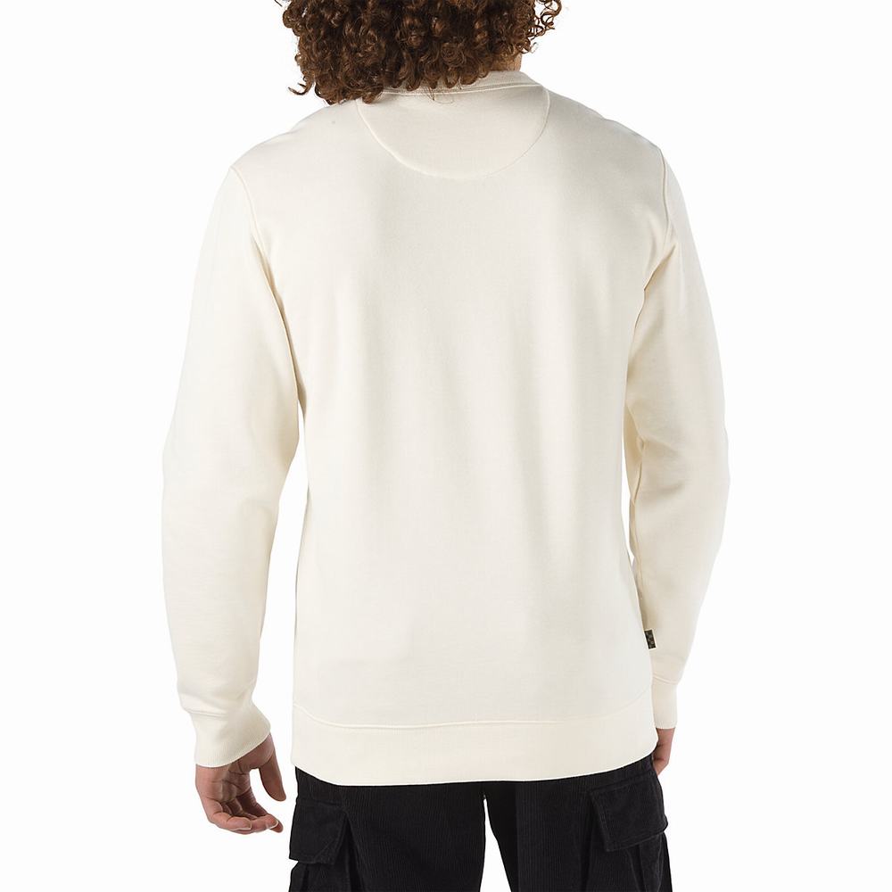 Sudaderas Vans Versa Standard Crew Hombre Beige | FMZ492568