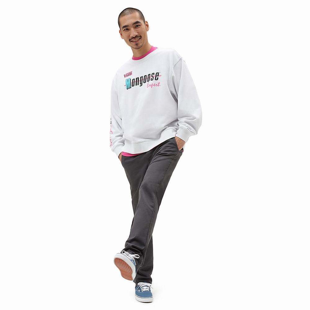 Sudaderas Vans x Our Legends (Mongoose) Fleece Crew Hombre Gris | KMX502681