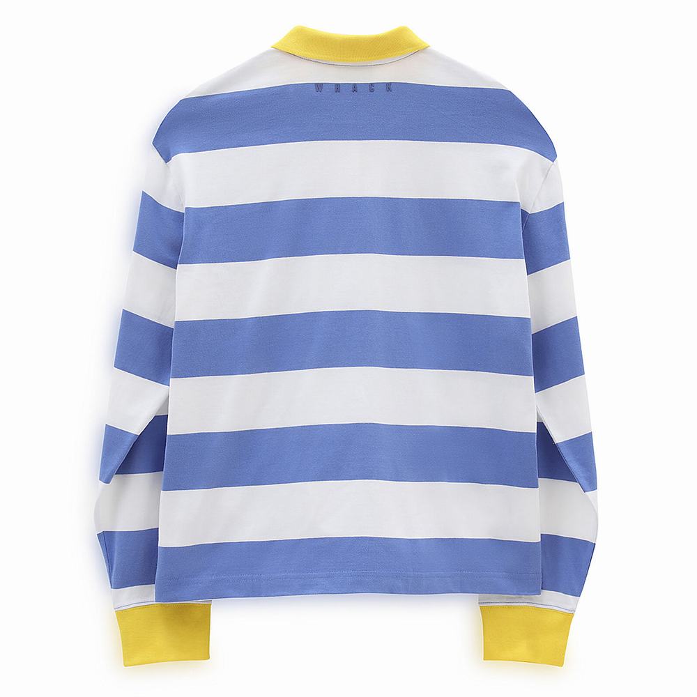 Sudaderas Vans x Tierra Whack Long Sleeve Polo Mujer Azules | BQE673592