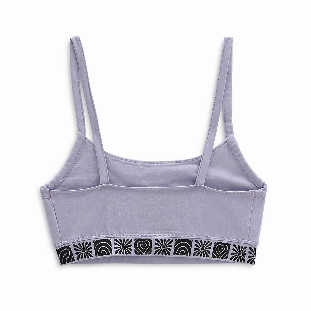 Sujetadores Deportivos Vans Divine Energy Sports Bra Mujer Moradas | IEJ721365