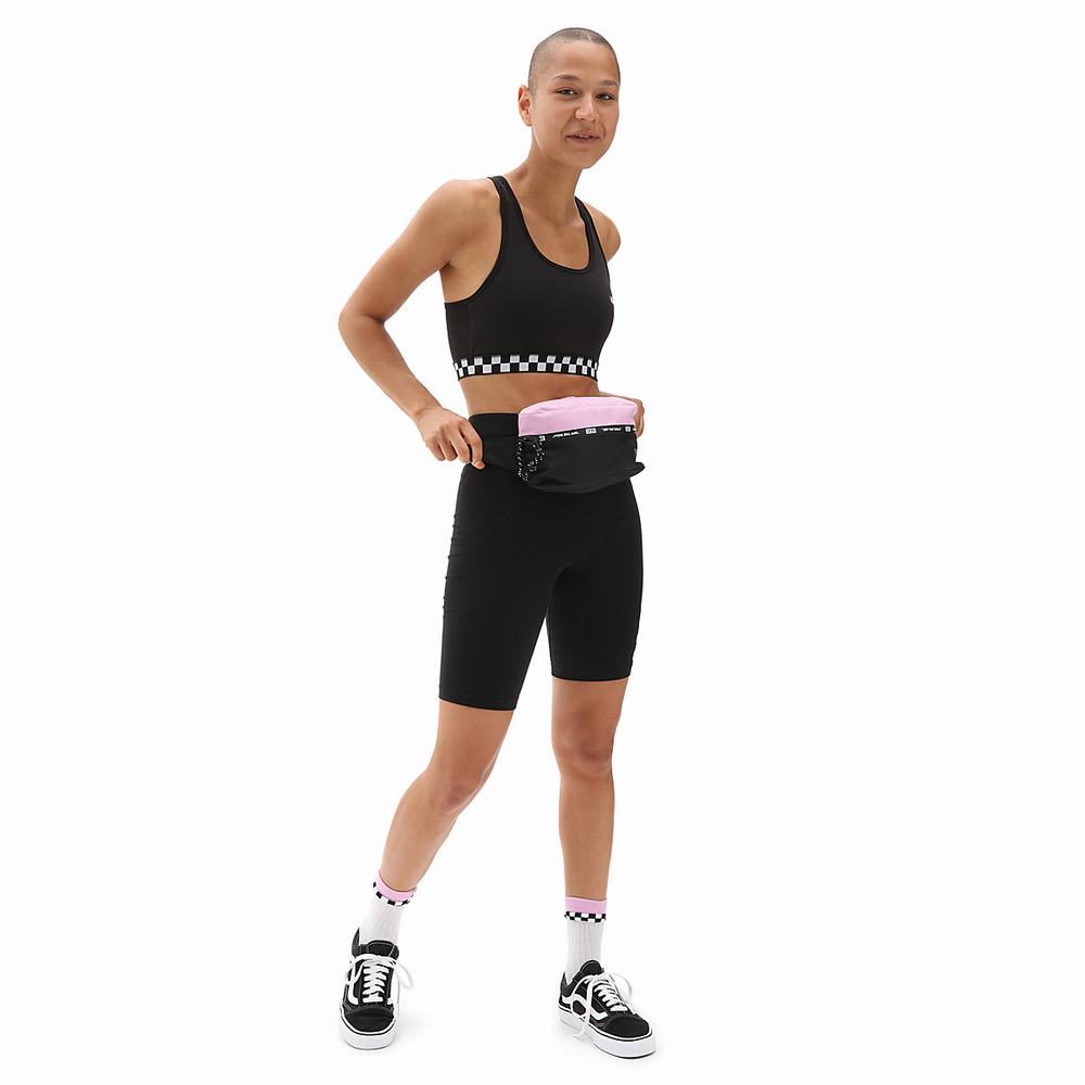 Sujetadores Deportivos Vans Skate Sports Bra Mujer Negras | VWF461907