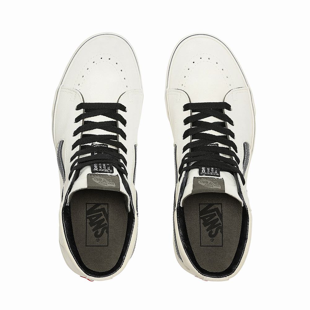 Tenis Botas Vans 66 Supply Sk8-Hi Hombre Blancas | JHP856920