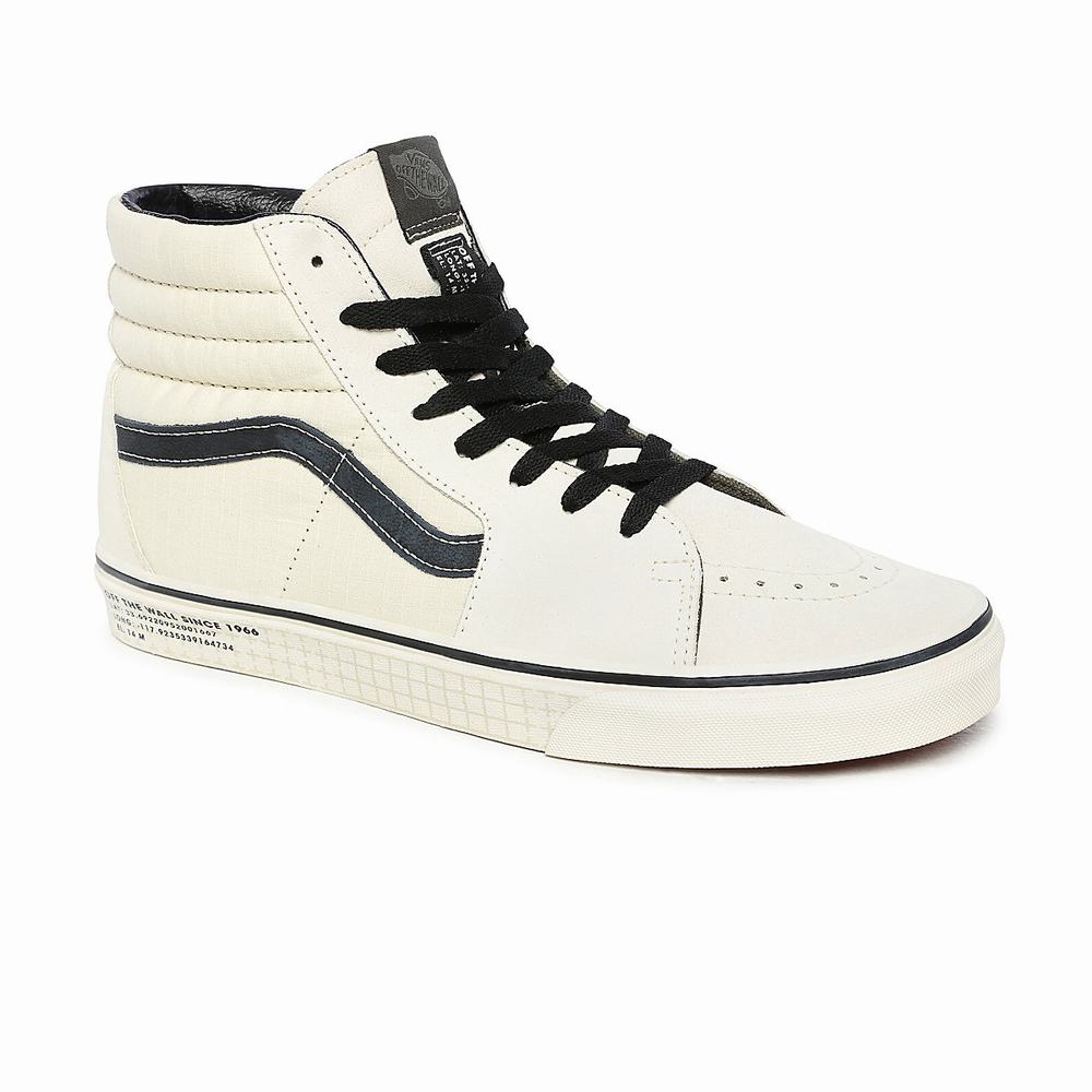 Tenis Botas Vans 66 Supply Sk8-Hi Hombre Blancas | JHP856920