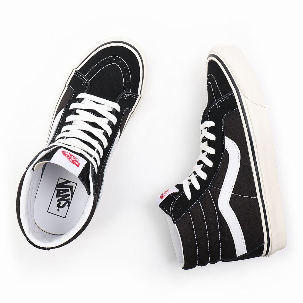 Tenis Botas Vans Anaheim Factory Sk8-Hi 38 DX Mujer Negras | BZJ031594